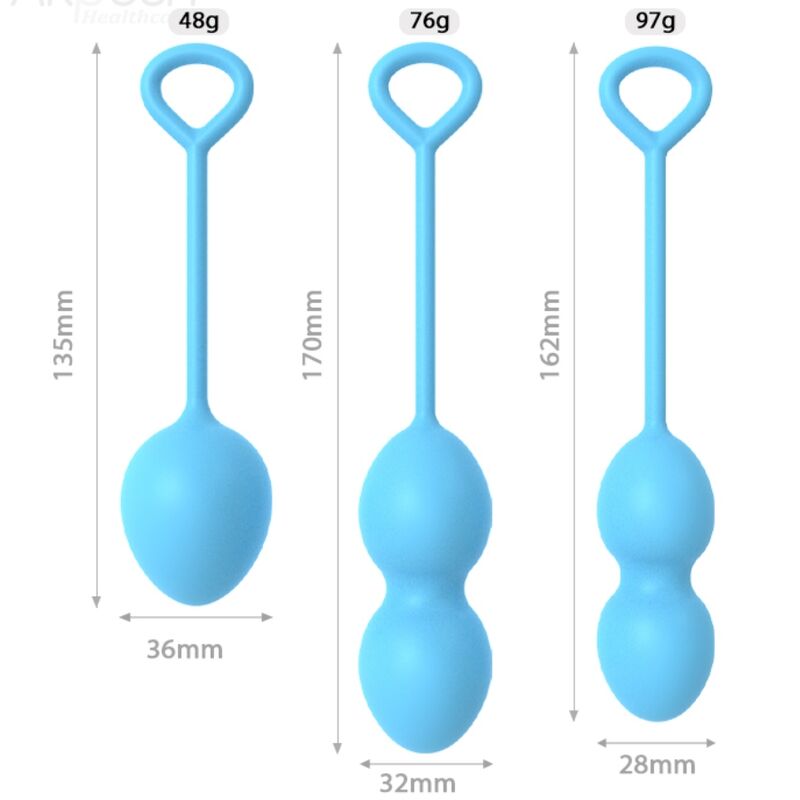 ARMONY - ANABIOSIS VAGINAL WEIGHTS 3 LEVELS BLUE