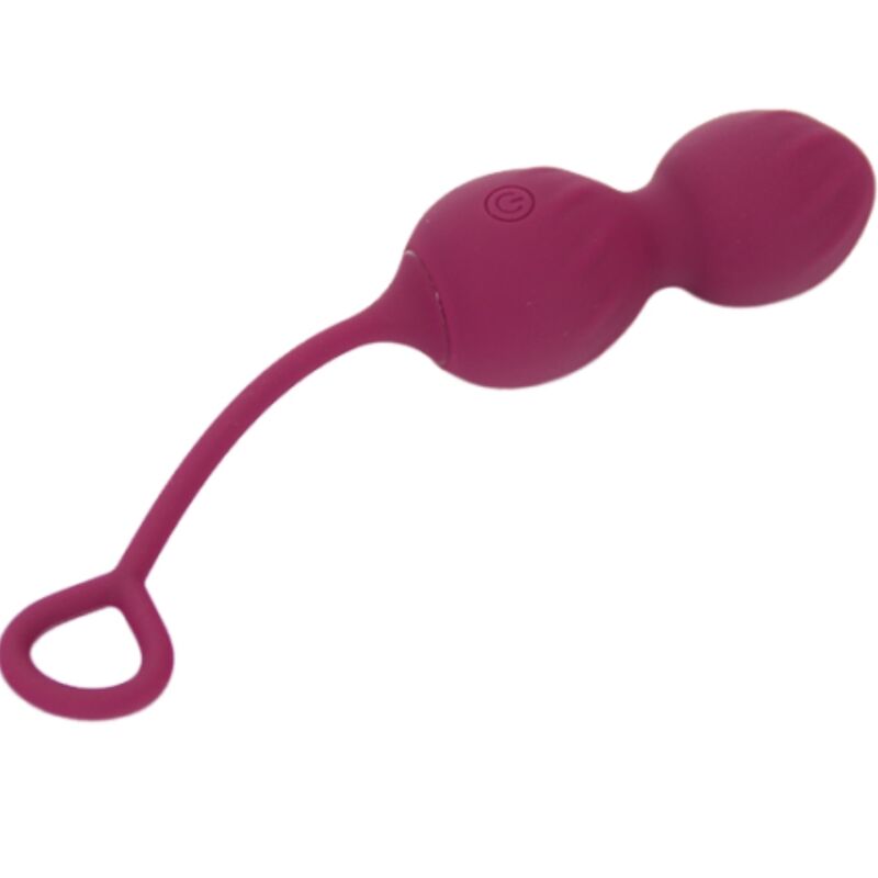 ARMONY - BLOSSOMS VAGINAL WEIGHTS VIBRATOR REMOTE CONTROL 10 VIBRATIONS DARK RED