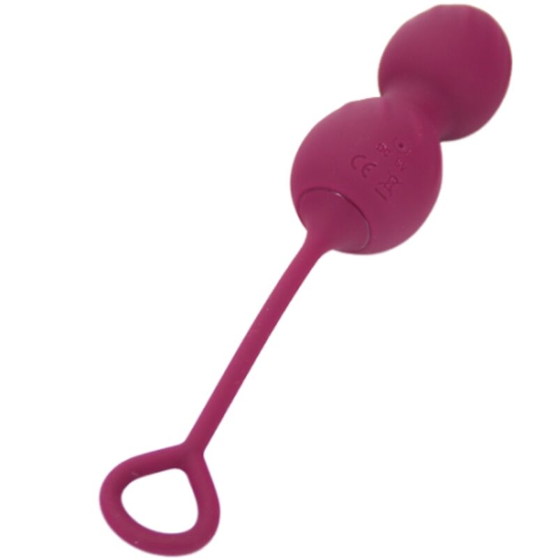 ARMONY - BLOSSOMS VAGINAL WEIGHTS VIBRATOR REMOTE CONTROL 10 VIBRATIONS DARK RED