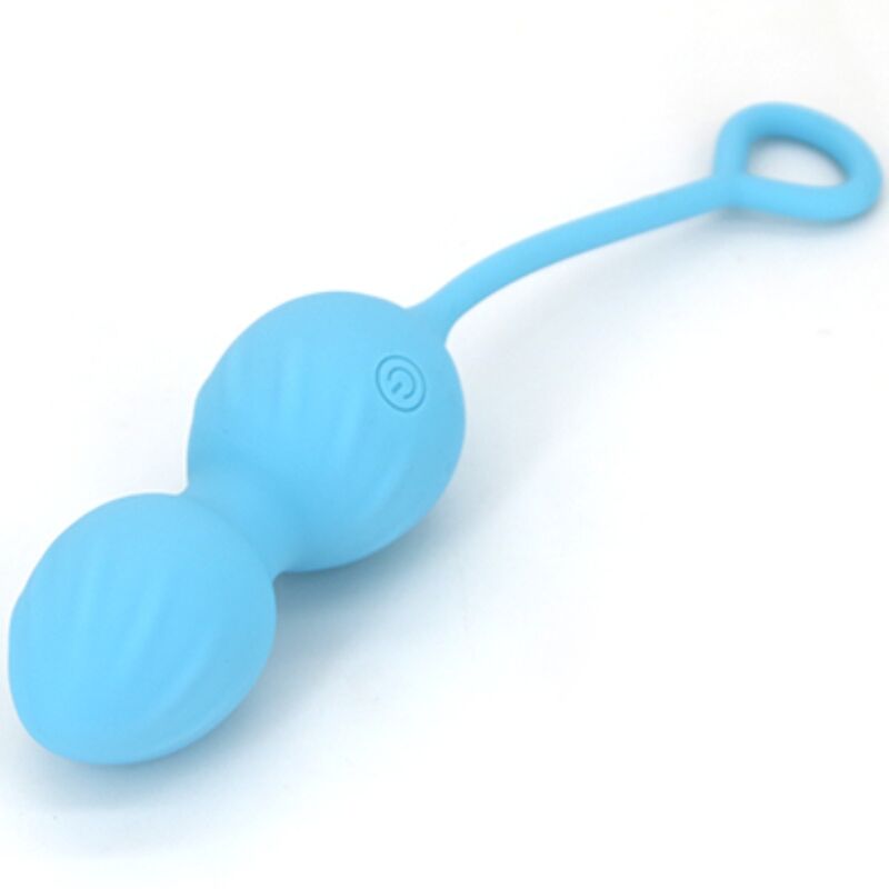 ARMONY - BLOSSOMS VAGINAL WEIGHTS VIBRATOR REMOTE CONTROL 10 VIBRATIONS BLUE