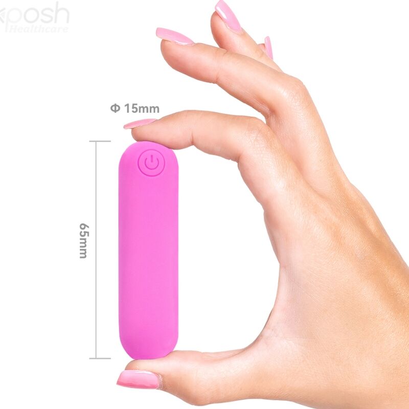 ARMONY - SPLASH HEHE SILICONE VIBRATING BULLET 10 VIBRATIONS 65 X 15 CM PINK