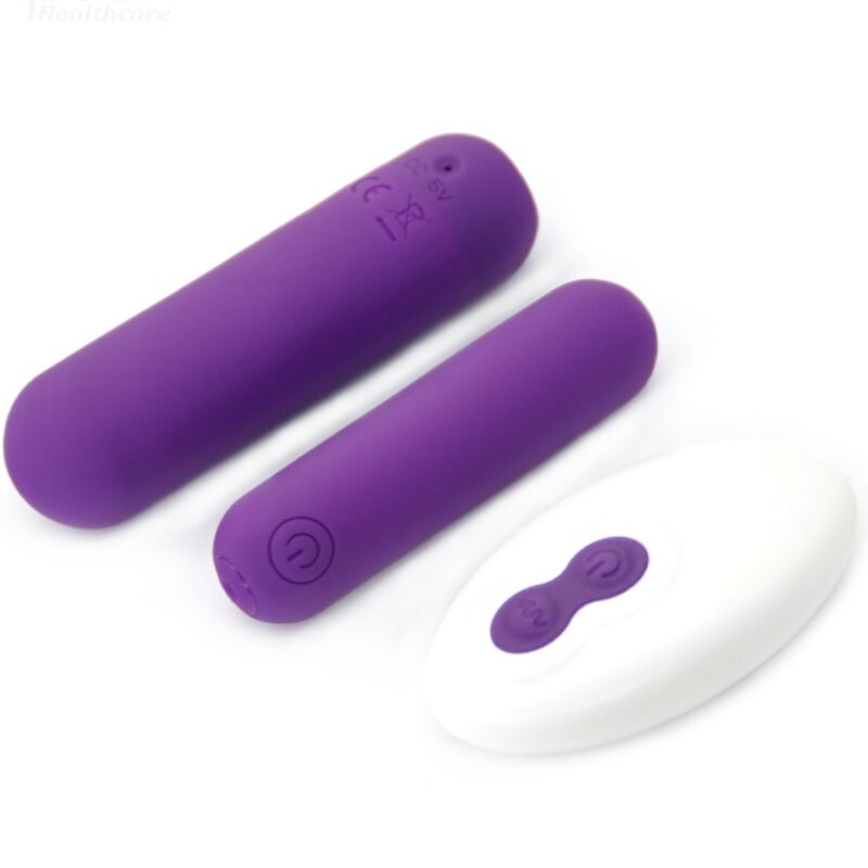 ARMONY - SPLASH JOLINE VIBRATING BULLET SILICONE REMOTE CONTROL 10 VIBRATIONS 6.5 X 1.5 CM PURPLE