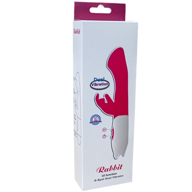 ARMONY - VIBRADOR DE COELHO E ESTIMULADOR DE PONTO G 10 VELOCIDADES ROSA