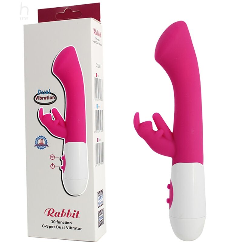 ARMONY - VIBRADOR DE COELHO E ESTIMULADOR DE PONTO G 10 VELOCIDADES ROSA