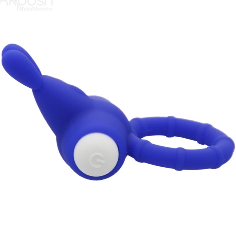 ARMONY - MS BUNNY BLUE SILICONE VIBRATING RING