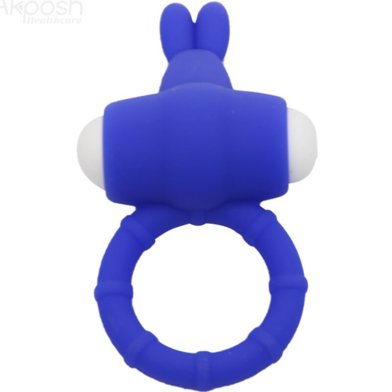 ARMONY - MS BUNNY BLUE SILICONE VIBRATING RING