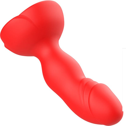 ARMONY - EXTREME A BLOOM PINK VIBRATOR &amp; REMOTE CONTROL ANAL PLUG RED