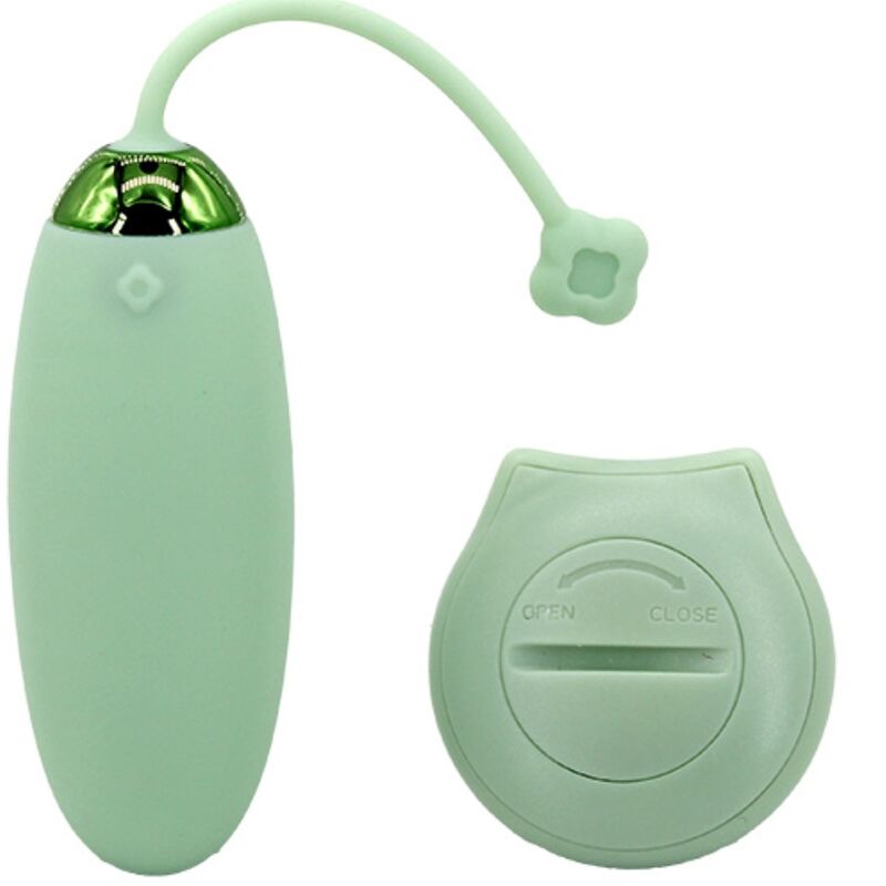 ARMONY - KITTY FUN OVO VIBRATÓRIO CONTROLE REMOTO 10 VIBRAÇÕES VERDE