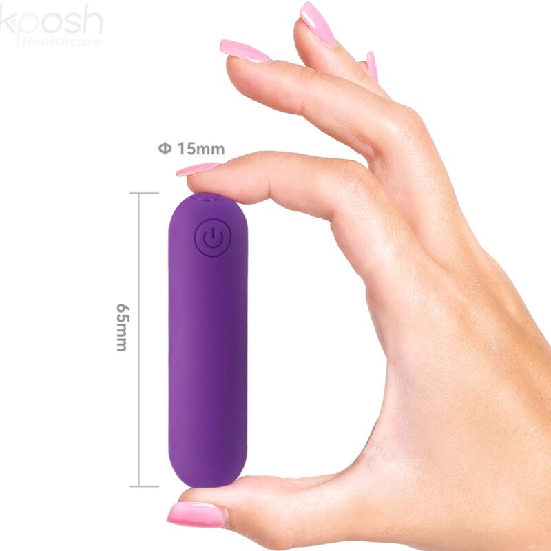 ARMONY - SPLASH JOLINE VIBRATING BULLET SILICONE REMOTE CONTROL 10 VIBRATIONS 6.5 X 1.5 CM PURPLE