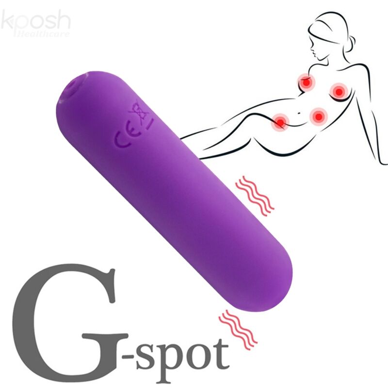 ARMONY - SPLASH JOLINE VIBRATING BULLET SILICONE REMOTE CONTROL 10 VIBRATIONS 6.5 X 1.5 CM PURPLE