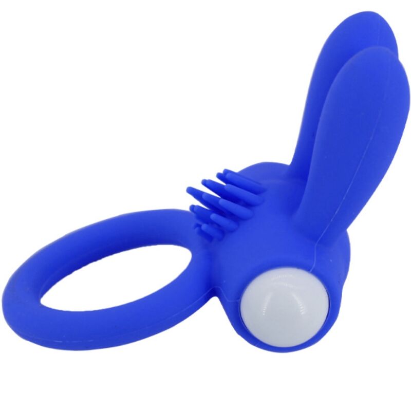 ARMONY - ANEL VIBRATÓRIO DE SILICONE AZUL MR BUNNY