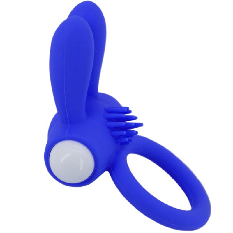 ARMONY - ANEL VIBRATÓRIO DE SILICONE AZUL MR BUNNY