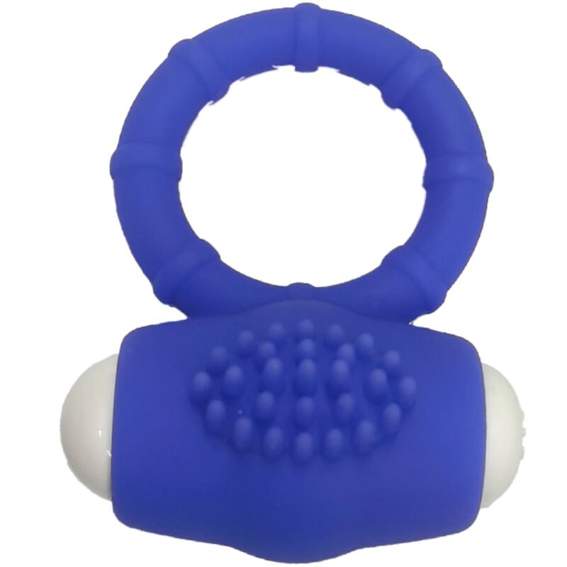 ARMONY - ANEL VIBRATÓRIO DE SILICONE AZUL POWER O