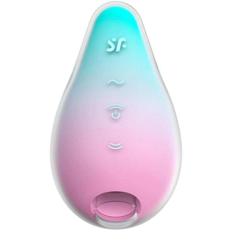 SATISFYER - MERMAID VIBES STIMULATOR &amp; VIBRATOR MINT AND PINK