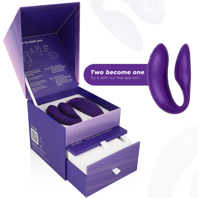 WE-VIBE - VIBRADOR CHORUS PARA CASAIS COM CONTROLE DE APERTO - LILÁS