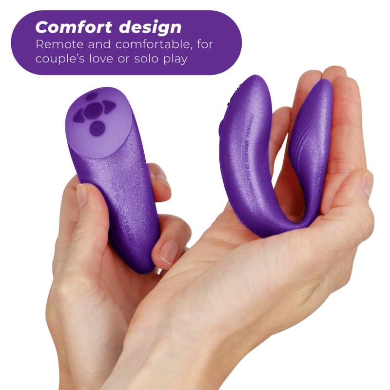 WE-VIBE - VIBRADOR CHORUS PARA CASAIS COM CONTROLE DE APERTO - LILÁS