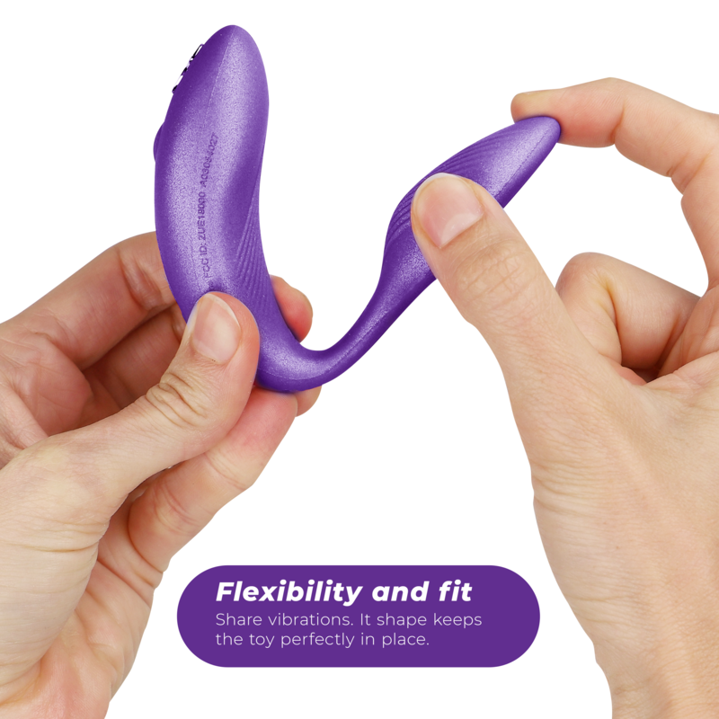 WE-VIBE - VIBRADOR CHORUS PARA CASAIS COM CONTROLE DE APERTO - LILÁS