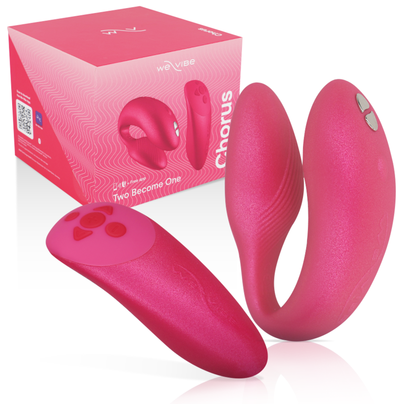 WE-VIBE - VIBRADOR CHORUS PARA CASAIS COM CONTROLE DE APERTO - ROSA