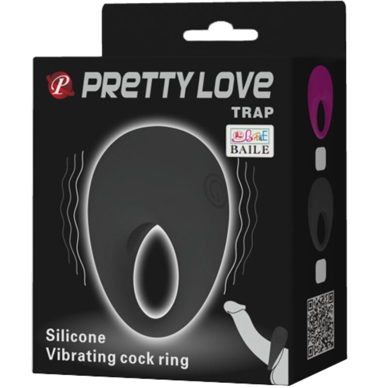 PRETTY LOVE - ANEL VIBRANTE TRAP PRETO