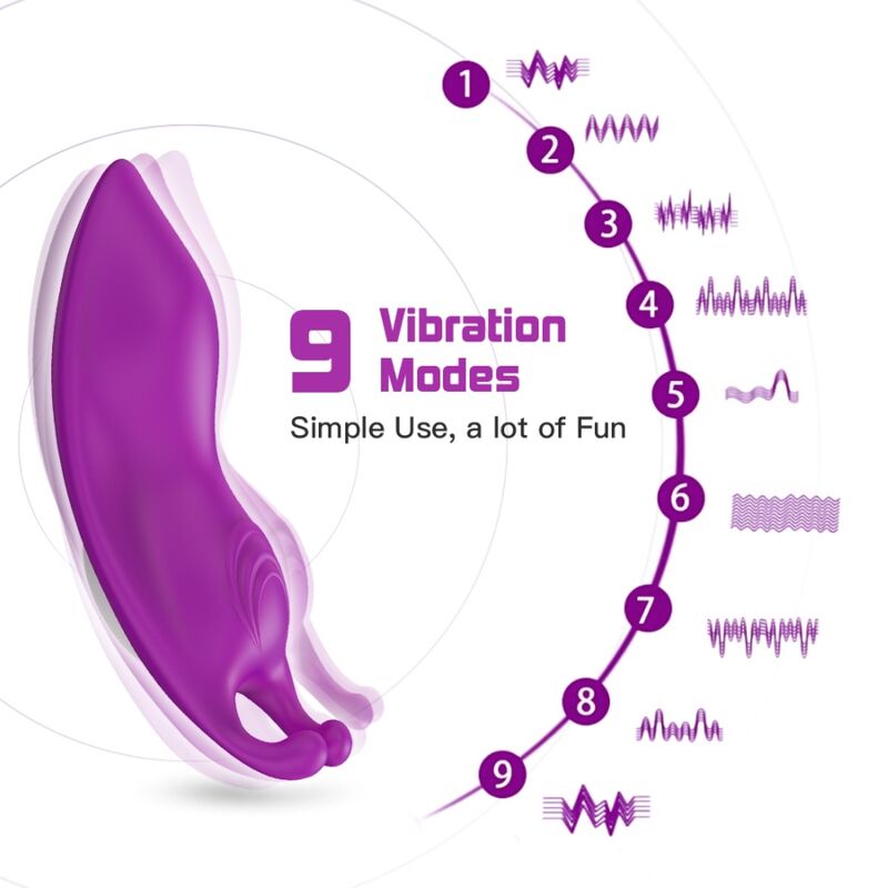 ARMONY - HONEYBEE PANTIES VIBRATOR G-SPOT REMOTE CONTROL VIOLET