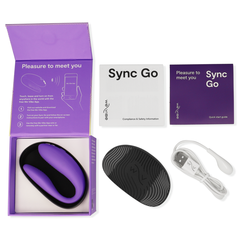 WE-VIBE - SYNC GO DUAL ESTIMULADOR VIOLETA