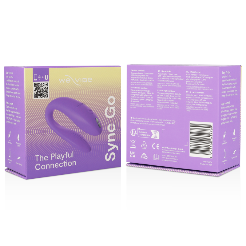 WE-VIBE - SYNC GO DUAL VIOLET STIMULATOR