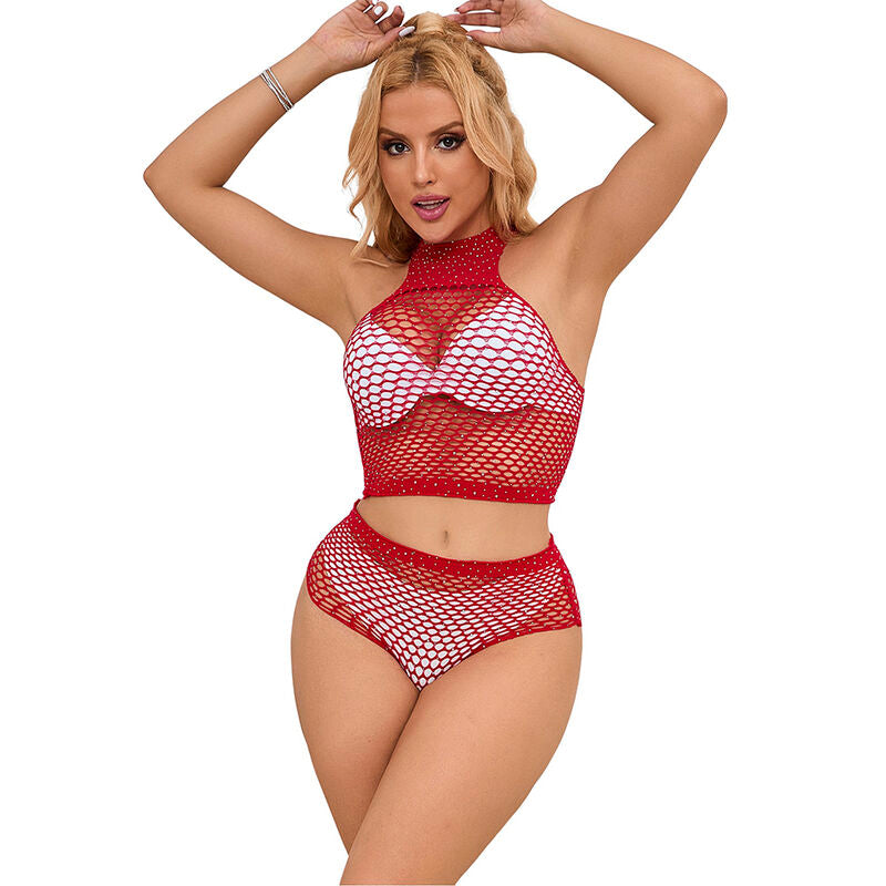 SUBBLIME - 952402 RED DIAMONDS GRID SET TAMANHO ÚNICO