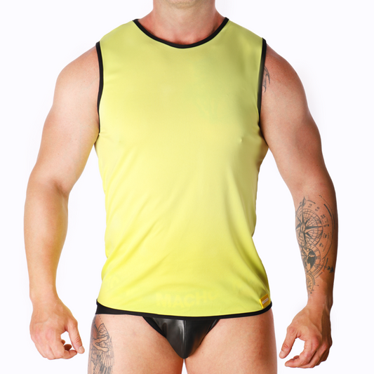 MACHO - CAMISETA AMARILLO L/XL