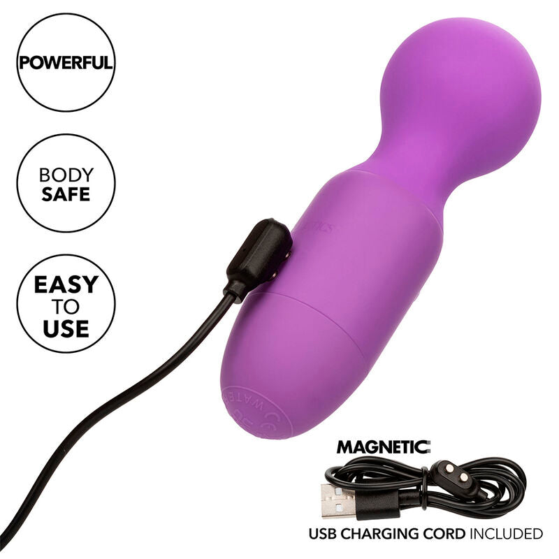 CALEXOTICS - MASSAGEADOR RECARREGÁVEL DE PRIMEIRA VEZ 10 VIBRAÇÕES VIOLETA