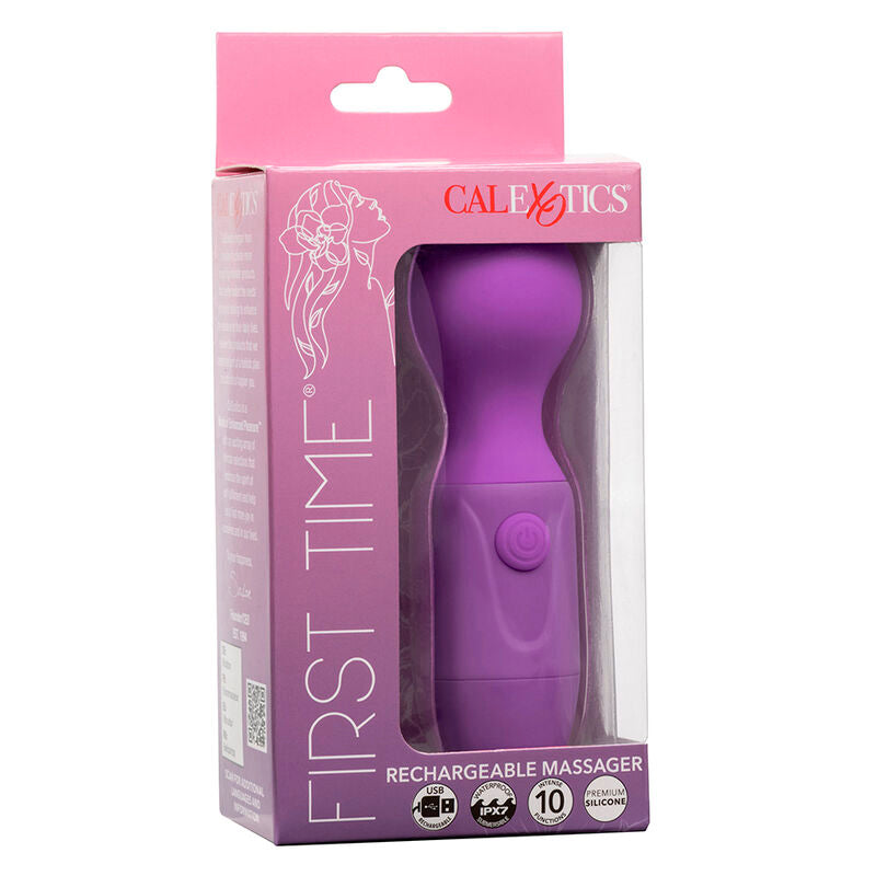 CALEXOTICS - FIRST TIME RECHARGEABLE MASSAGER 10 VIBRATIONS VIOLET