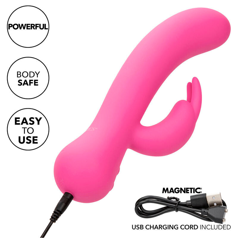 CALEXOTICS - PRIMEIRO VIBRADOR COELHO RECARREGÁVEL ROSA