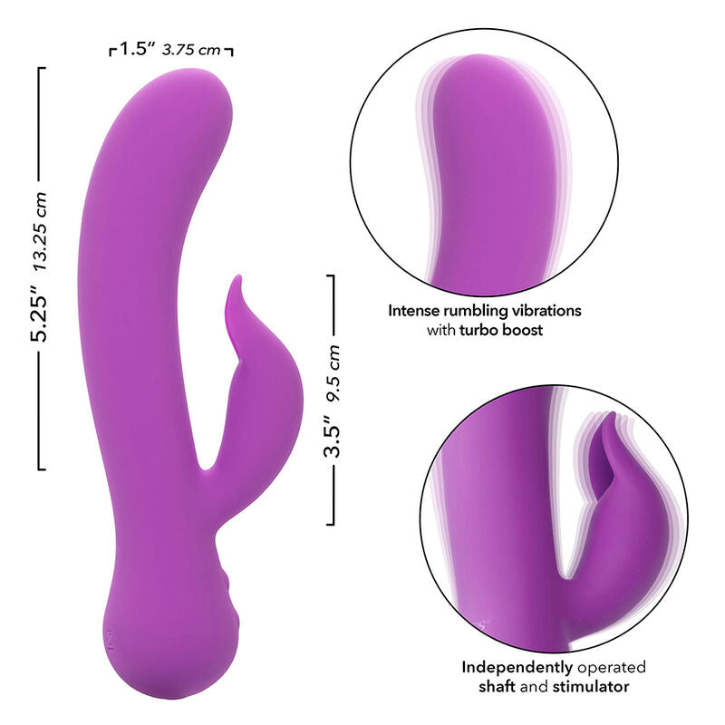 CALEXOTICS - PRIMEIRA VEZ VIBRADOR AGRADÁVEL RECARREGÁVEL ROXO