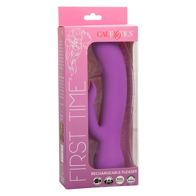 CALEXOTICS - FIRST TIME PLEASING VIBRATOR RECHARGEABLE PURPLE