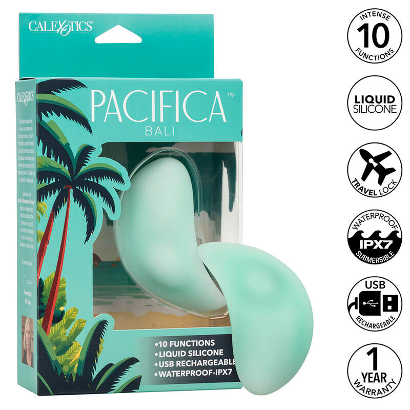 CALEXOTICS - PACIFICA BALI ESTIMULADOR 10 FUNÇÕES AQUA