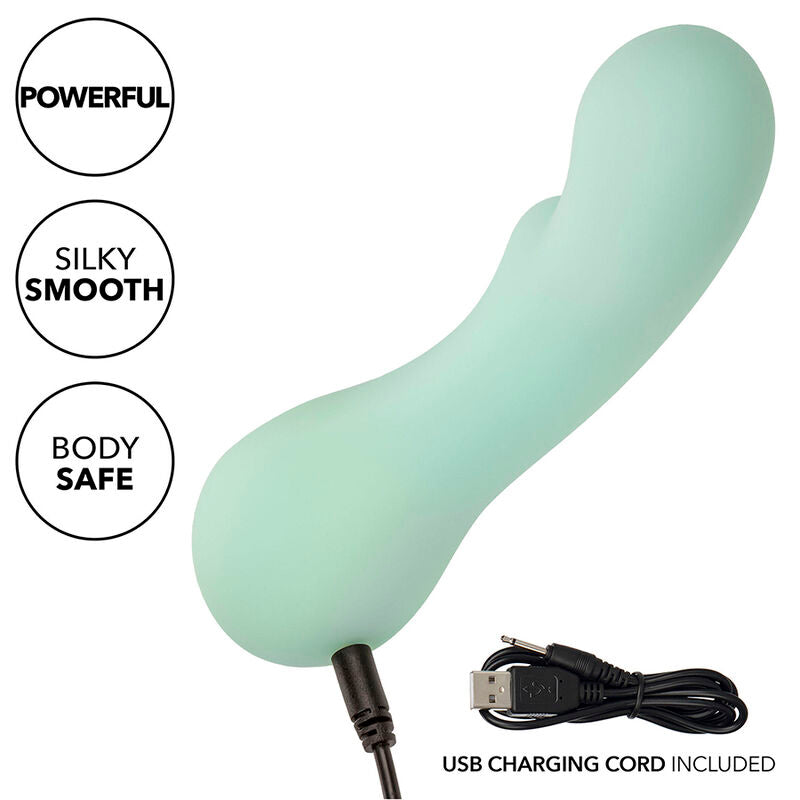 CALEXOTICS - PACIFICA BORA BORA G-SPOT STIMULATOR 10 VIBRATIONS AQUA