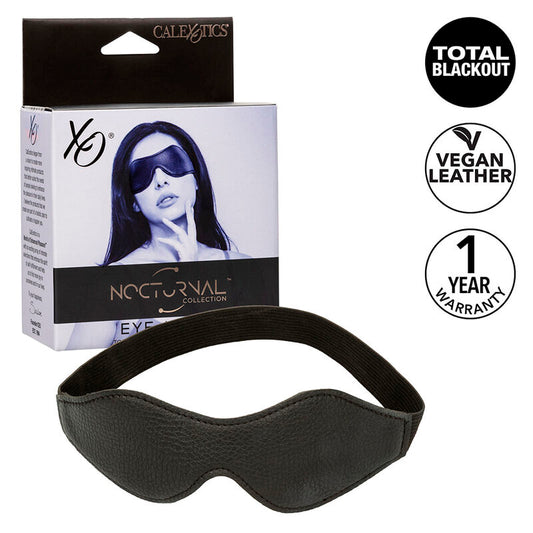 CALEXOTICS - BLACK LEATHER NOCTURNAL MASK