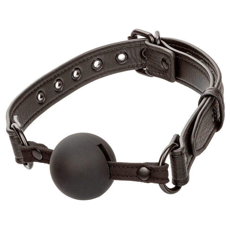 CALEXOTICS - NOCTURNAL BLACK SILICONE BALL GAG