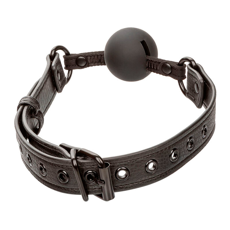 CALEXOTICS - NOCTURNAL BLACK SILICONE BALL GAG