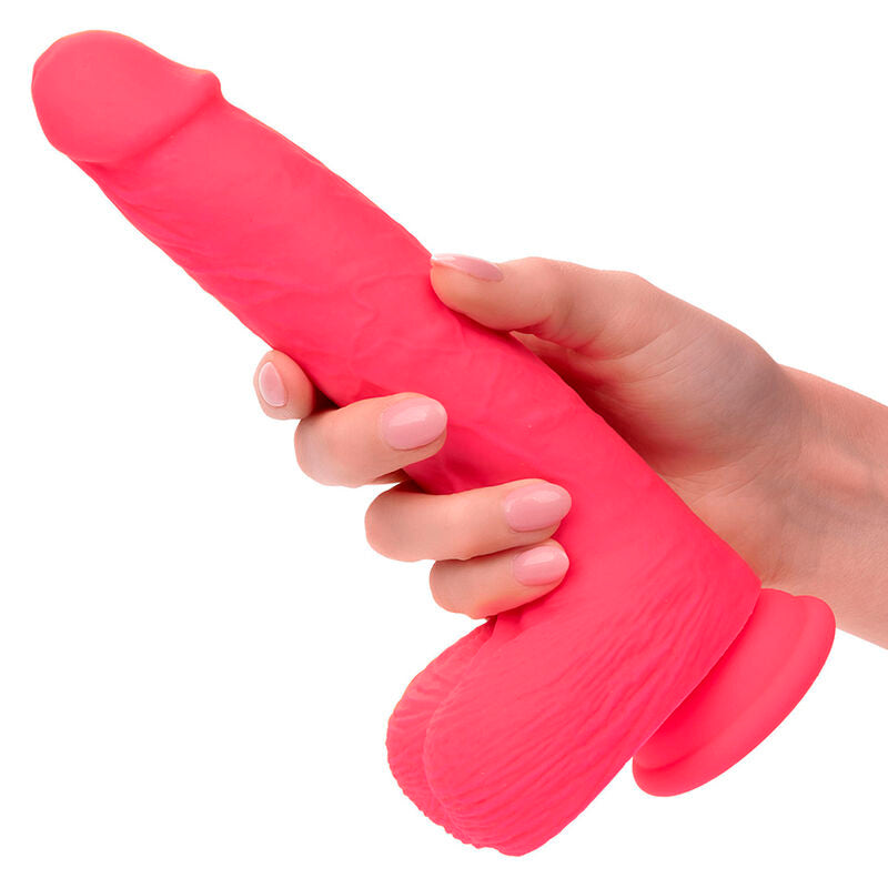 CALEXOTICS - VIBRADOR REALISTA STUDS 10 VIBRAÇÕES E ROSA