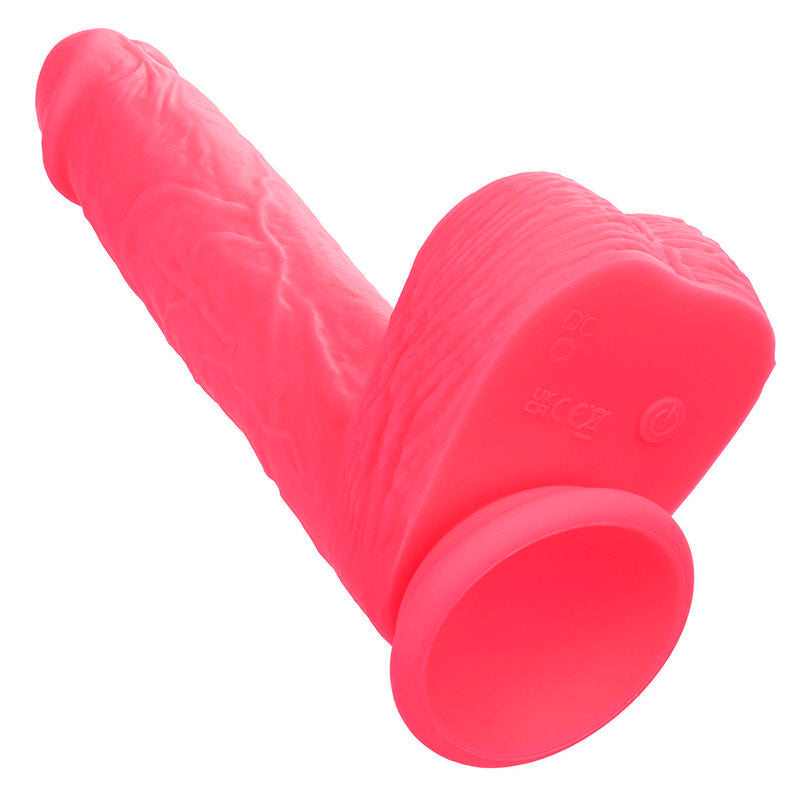 CALEXOTICS - VIBRADOR REALISTA STUDS 10 VIBRAÇÕES E ROSA