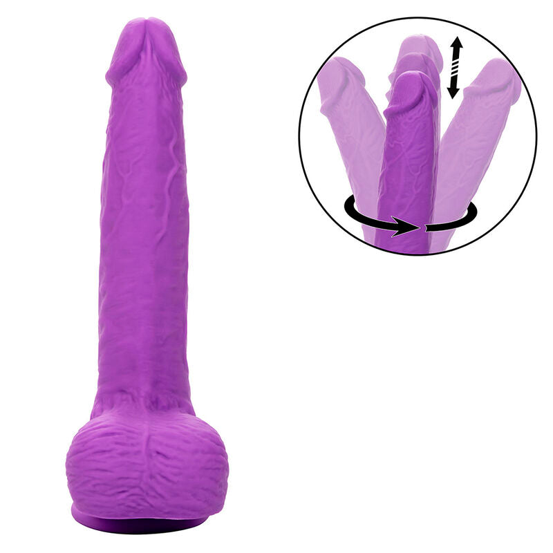 CALEXOTICS - STUDS VIBRATING AND RECHARGEABLE 10 VIBRATIONS VIOLET