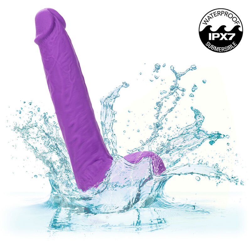 CALEXOTICS - STUDS VIBRATING AND RECHARGEABLE 10 VIBRATIONS VIOLET