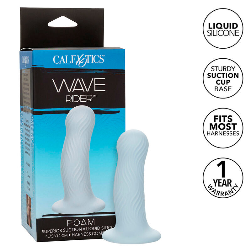 CALEXOTICS - PLUG ANAL DE ESPUMA AZUL WAVE RIDER