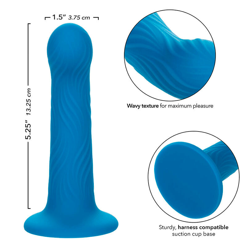 CALEXOTICS - WAVE RIDER RIPPLE PLUG ANAL BLUE