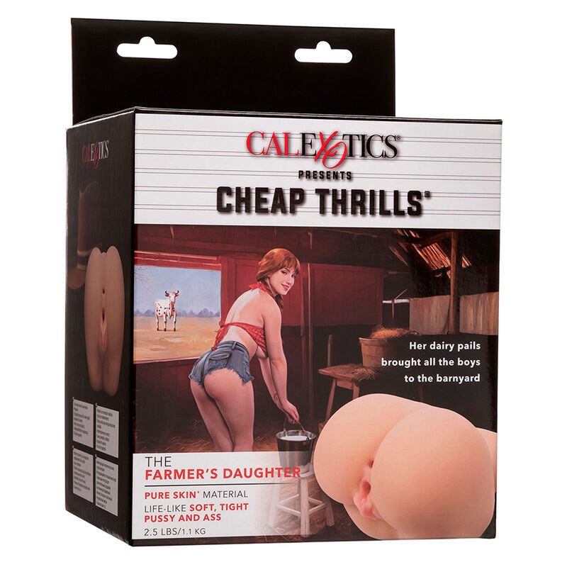 CALEXOTICS - THE FARMERS DAUGHTER DOBLE MASTURBADOR REALÍSTICO NATURAL