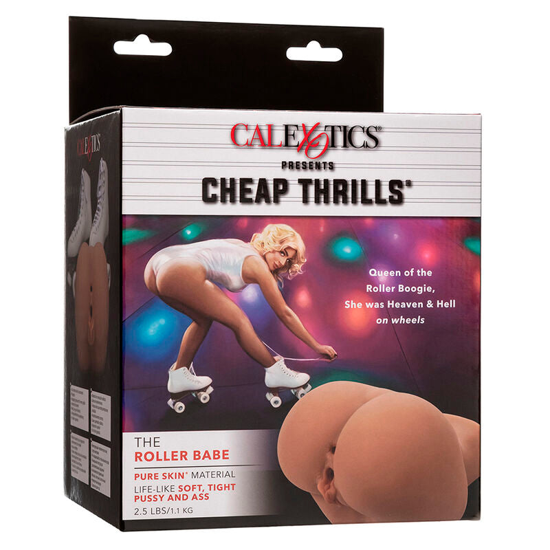 CALEXOTICS - THE ROLLER BABE DOUBLE NATURAL REALISTIC MASTURBATOR