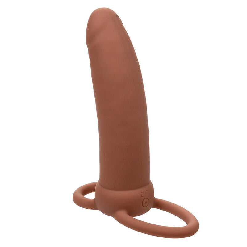 CALEXOTICS - MAXX DOUBLE THICK PENETRATOR 10 VIBRAÇÕES MULATO