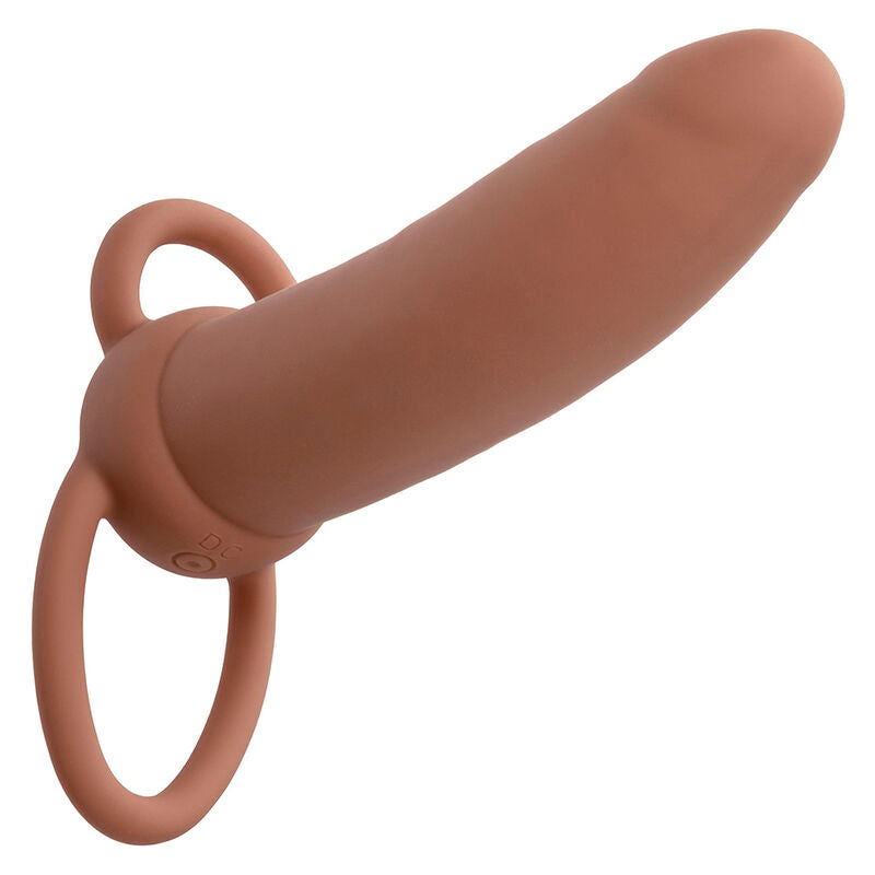 CALEXOTICS - MAXX DOUBLE THICK PENETRATOR 10 VIBRAÇÕES MULATO