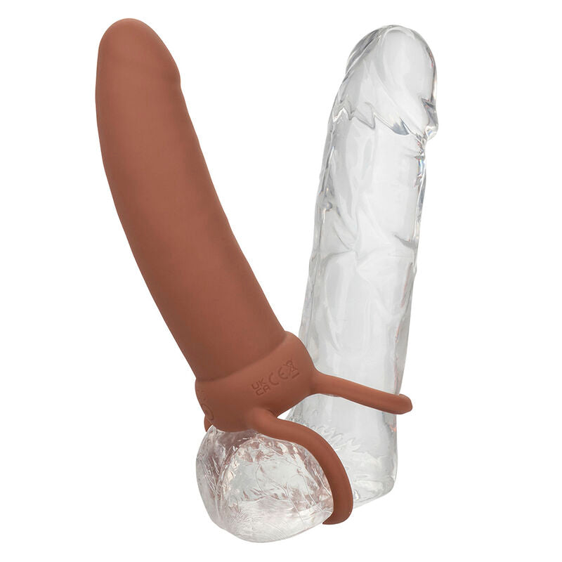 CALEXOTICS - MAXX DOUBLE THICK PENETRATOR 10 VIBRAÇÕES MULATO