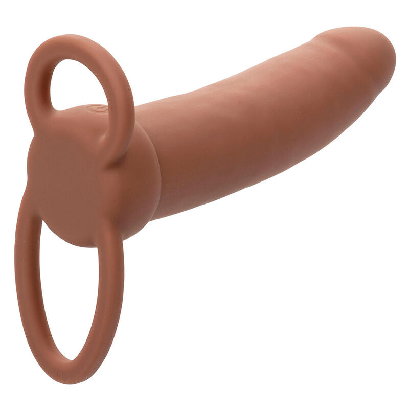 CALEXOTICS - MAXX DOUBLE THICK PENETRATOR 10 VIBRAÇÕES MULATO